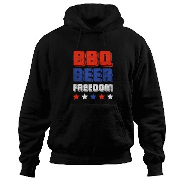 Discover Beer Fun BBQ Beer Freedom Beer Lover Backyard BBQ Party America Hoodies