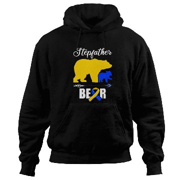 Discover Bear Pet Stepfather Bear Down Syndromes Awareness T21 Stepdad Hoodies