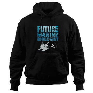 Discover Hammerhead Shark and Orca Future Marine Biologist Gift ocean Hoodies