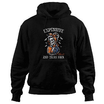 Discover Coffee Fun Drinking Skeletons Expensive Difficult And Talks Back Hoodies