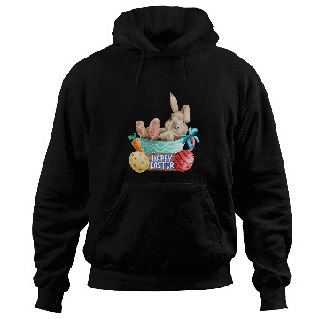 Discover Coffee Fun Very Happy Easter Bunny Coffee Cup Carrot and Easter Egg Hoodies
