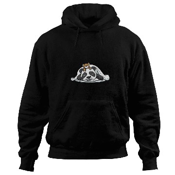 Discover Panda Pet Funny Napping Panda With Stuffed Animal Sleeping Sleep Hoodies