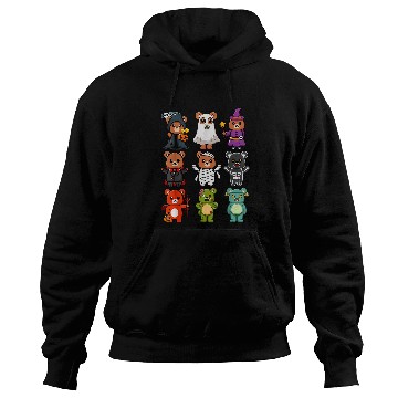Discover Bear Pet Bear Spooky ghosts BooJee Horror Pumpkin Bear Halloween Hoodies