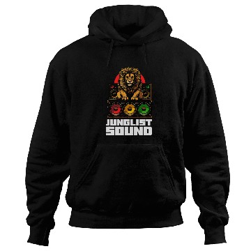 Discover Lion Pet Junglist Drum And Bass Lion DnB Hoodies