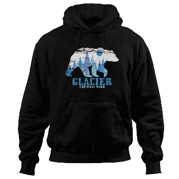 Discover Glacier National Park Bear vintages Hiking Nature Lover Hoodies