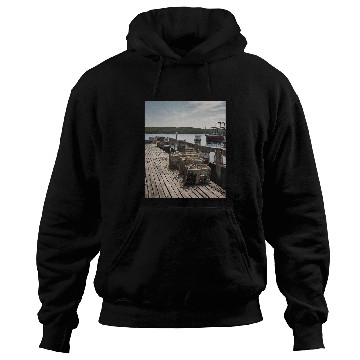 Discover Fishing Nets Lobster Traps Dock Hoodies