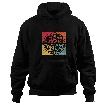 Discover Retro Waffle Design Gourmet Hobby Chef Hoodies