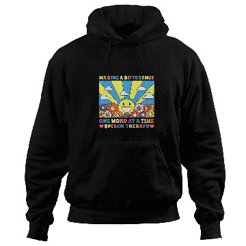 Discover Speech Therapy Language Pathology Making A Difference Retro Hoodies