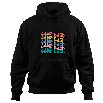 Discover Camp Bach Bridesmaid Camping Bachelorette Groovy Matching 2 Hoodies