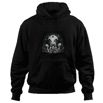 Discover Gothic Mushroom Celestial Imagery Hoodies