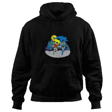 Discover Batman And Robin Midnight Gotham Retro vintages Comic Run Hoodies