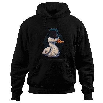 Discover Duck Pet Wearing Fancy Top Hat 3 Hoodies