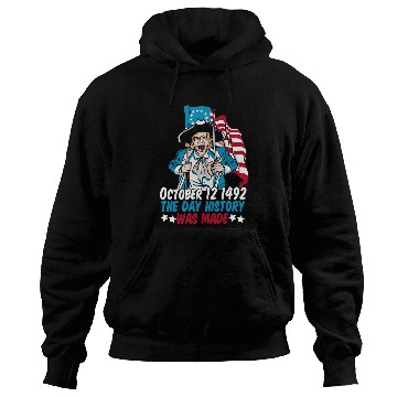 Discover Columbus Day Flag Us Christopher 1492 Hoodies