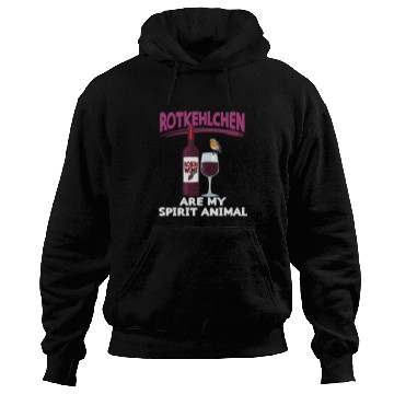 Discover Wines Fun Funny Robin Red Wines Drinker e Hoodies