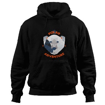 Discover Bear Pet Polygonal Cute Polar Bear Save The North Pole Climate Change Hoodies
