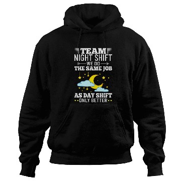 Discover Coffee Fun Shift Work Night Job Worker Midnight Funny Coffee Hoodies