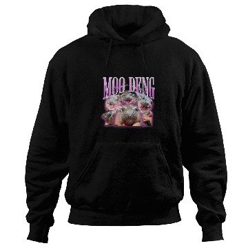Discover Hippo Pet Moo Deng Baby Hippo Bootleg Hoodies