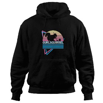 Discover Curling Stone Curling Player Retro Curlsquirrel Hoodies