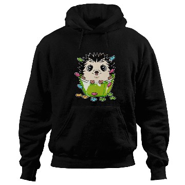 Discover Hedgehog Cereal Cute Animal Lover Hoodies