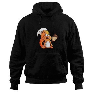 Discover Squirrel Pet Animal Print Wild Animals Hoodies