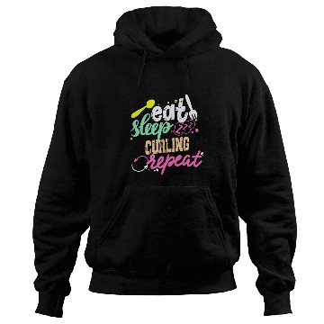 Discover Eat Sleep Curling Repeat Curling 2 Hoodies
