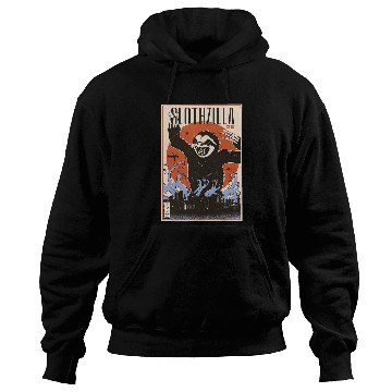 Discover Sloth Pet Slothzilla Tokyo City Japanese Sloth Slothzilla Hoodies