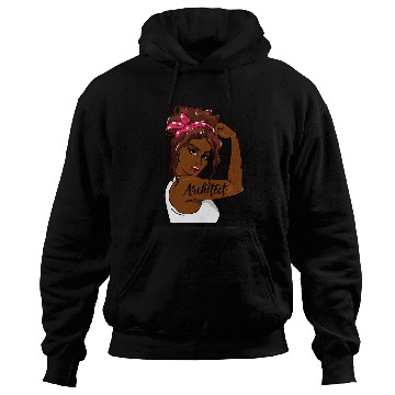 Discover Black History Pin Up Rosie The Riveter Architect Hoodies