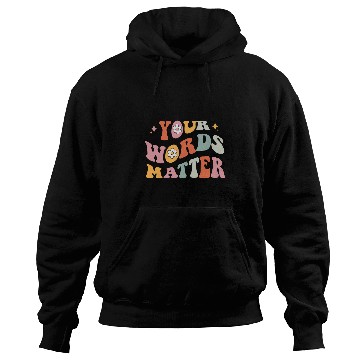 Discover Retro Speech Language Pathologist Groovy Speech Therapy SLP 4 Hoodies