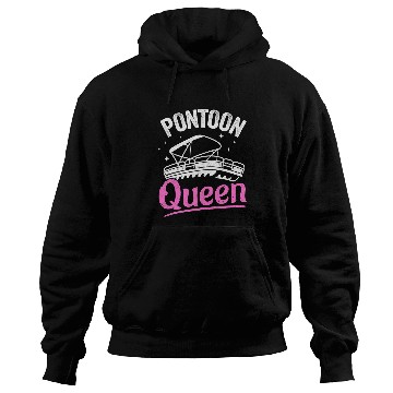 Discover Pontoon Fun Lake Life Women Mom Grandma Pontoon Queen1 Hoodies