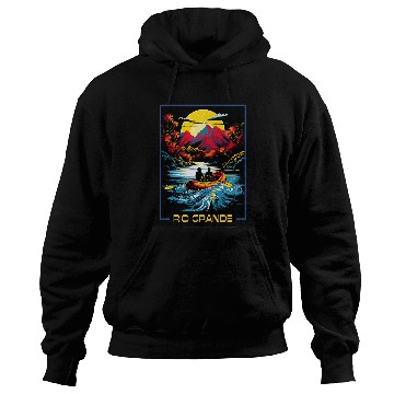 Discover Rio Grande Rafting Adventure Thrilling White Water Fun Hoodies