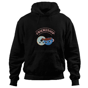 Discover Coffee Fun Galentines Day Coffee Donuts Friendship Hoodies