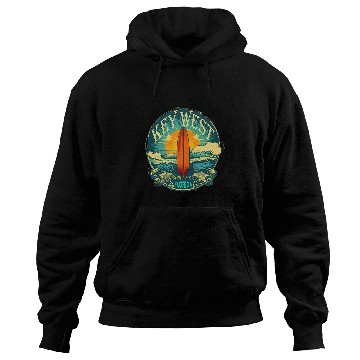 Discover Key West Distressed vintages Look Surf Surfing Surfboard Hoodies