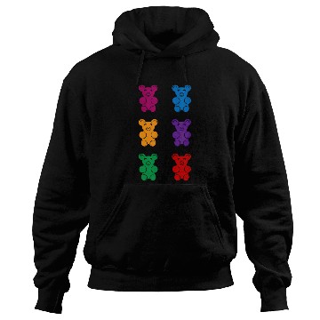 Discover Bear Pet Gummy bear six pack abs funny gummy bear abs Hoodies