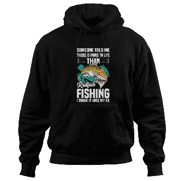 Discover Redfish Fishing Essentials Fishing Rod Redfish Fisherman Hoodies