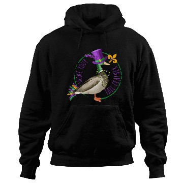 Discover Shake Your Tail Feather Mardi Gras Duck Hunting Hoodies