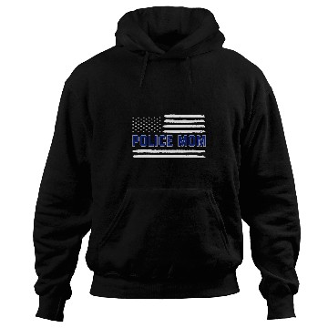 Discover Police Mom Law Enforcement Patriotic Blue Line Hoodies