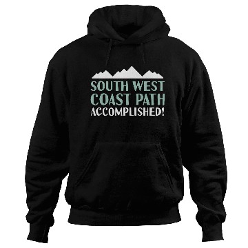 Discover South West Coast Path Accomplished Walking Hiking Camping Hoodies