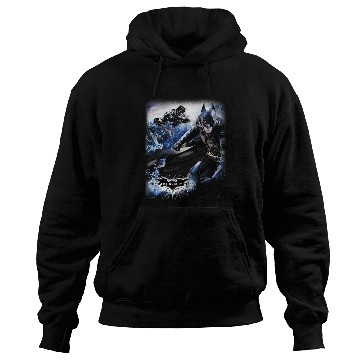Discover The Dark Knight Rises Batman The Bat Flying Over Gotham Hoodies