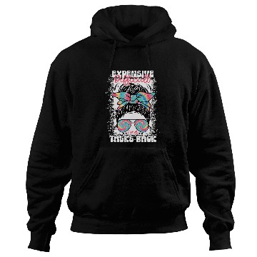 Discover Messy Bun Funny Backtalk Expensive Difficult And Talks Back Hoodies