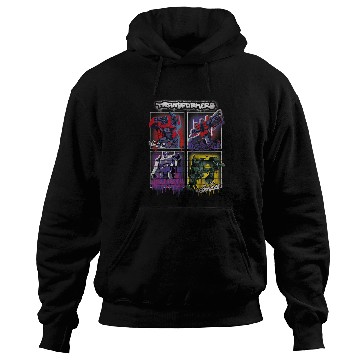 Discover Transformers Classic Characters Graffiti Painted Walls Retro Hoodies