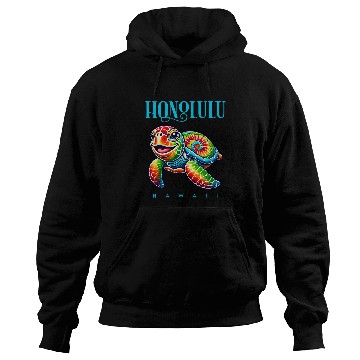 Discover Turtle Pet Honolulu Hawaii Smiling Tie Dye Sea Turtle Hoodies