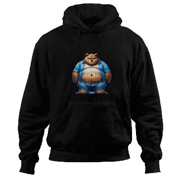 Discover Bear Pet Chubby Bear Paradise Adorable Kawaii Style Bear 2 Hoodies