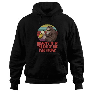 Discover Beer Fun bigfoots Ape Beer Drinking Monkey With Cool Sunglasses Hoodies