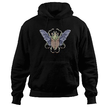 Discover Cool Fantasy Tulip Beetle Illustration Entomologist Tee Hoodies