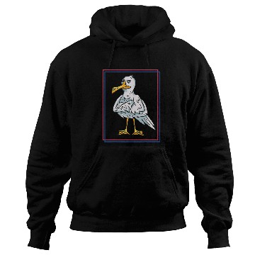 Discover Cool Seagull Retro Hoodies