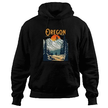 Discover vintages Oregon Souvenir Hiking Hoodies