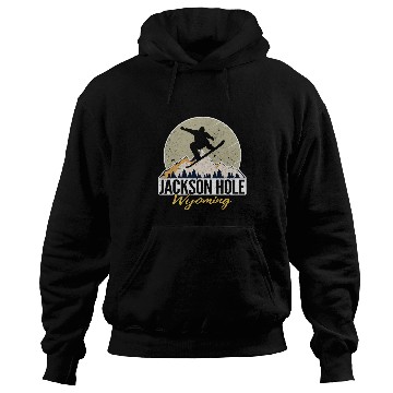 Discover Skiing Ski Jackson Hole Wyoming Snowboarding Retro Mountain Vacation Hoodies