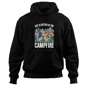 Discover Outdoor Vacation Wanderlust Campfire Camp Camper Hoodies