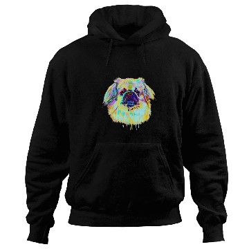 Discover Colourful Splash Dog Tibetan Spaniel Hoodies