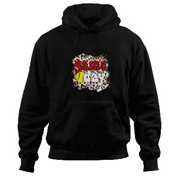 Discover Game Day Leopard Softball Game Day 1 Hoodies